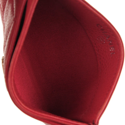 Chanel Caviar Quilted Card Holder Red 5 of 7