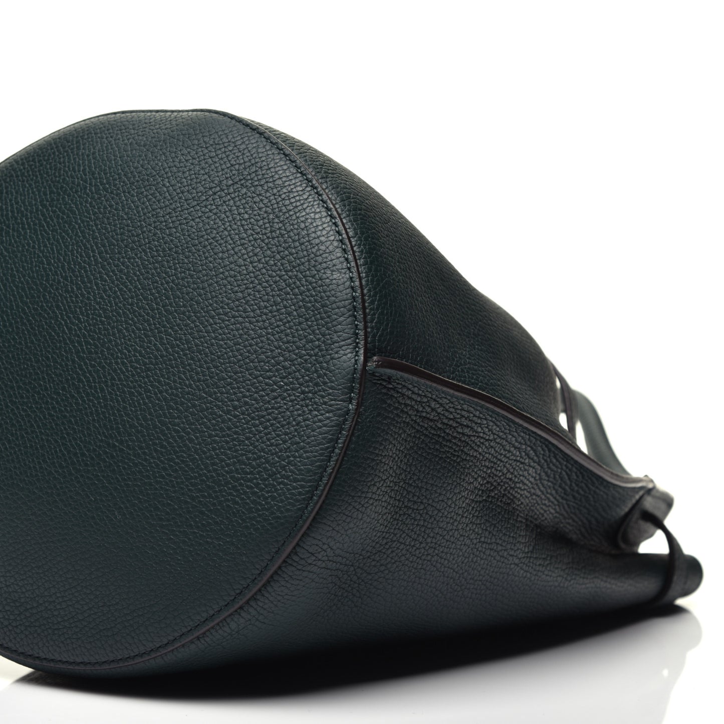 Supple Grained Calfskin Big Bag Bucket Amazone