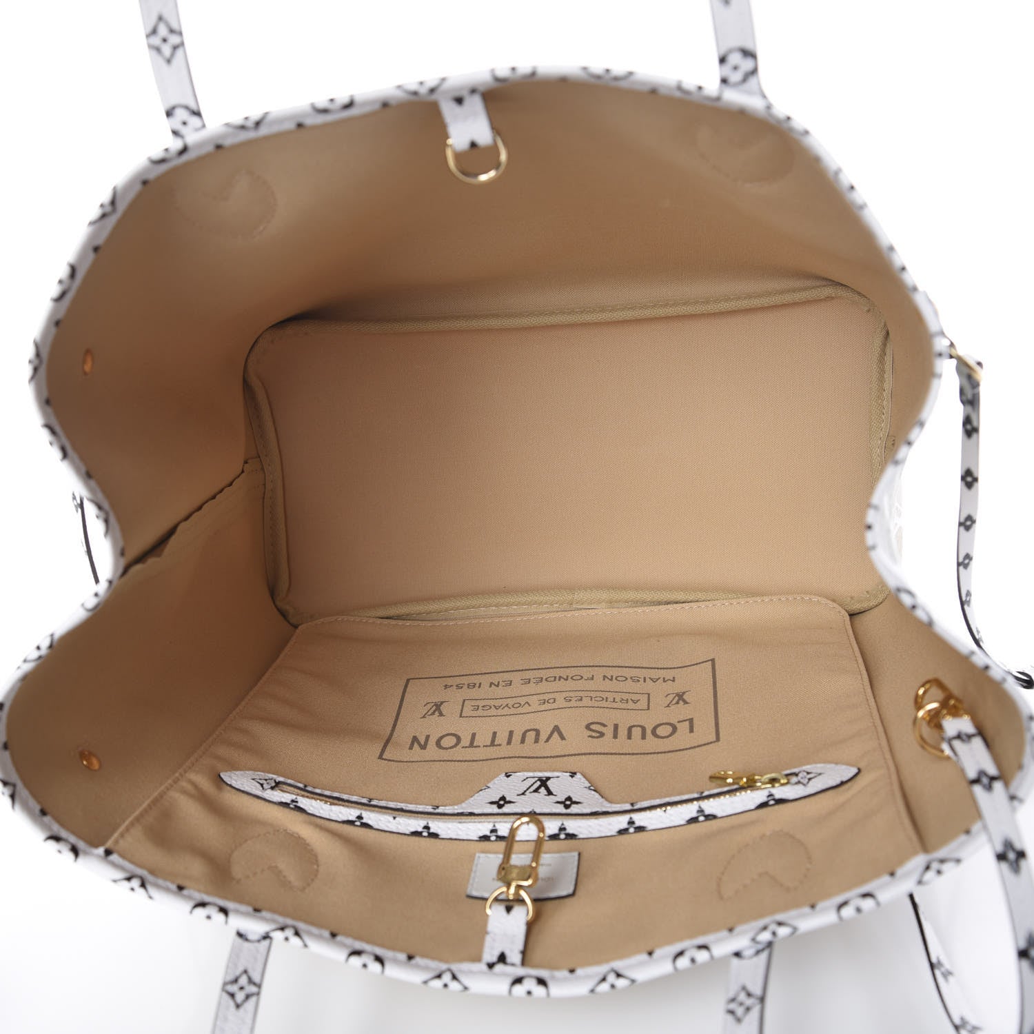 Louis Vuitton Monogram Giant Neverfull MM Kaki 7 of 12
