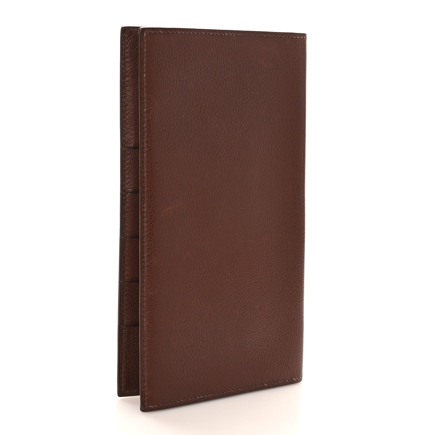 Hermes Evercolor Citizen Twill Long Wallet Chocolate 3 of 13