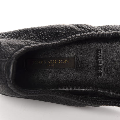 Louis Vuitton Calfskin Lemon Ballerina Flats 37 Black 7 of 9
