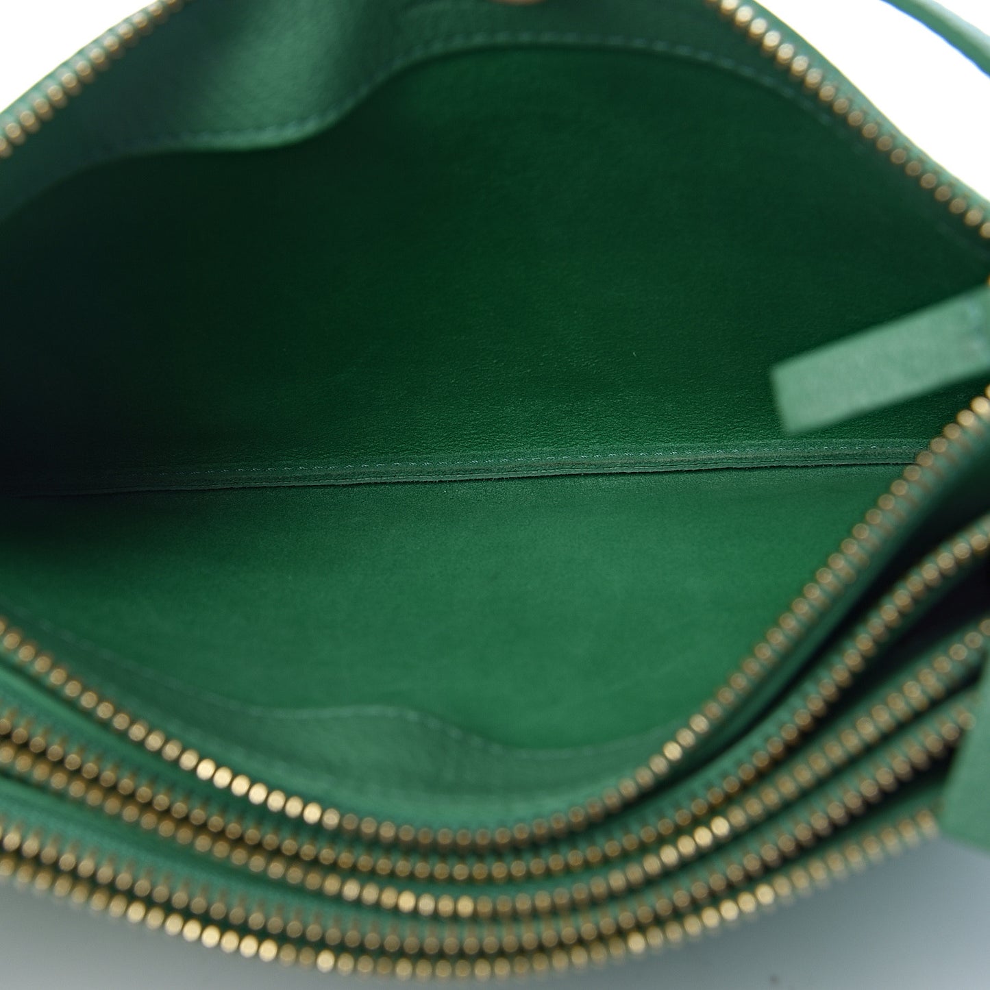 Goatskin Small Trio Crossbody Bag Palm