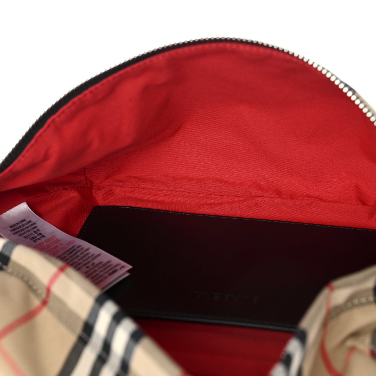 Nylon Vintage Check Medium Sonny Bum Bag Archive Beige Black