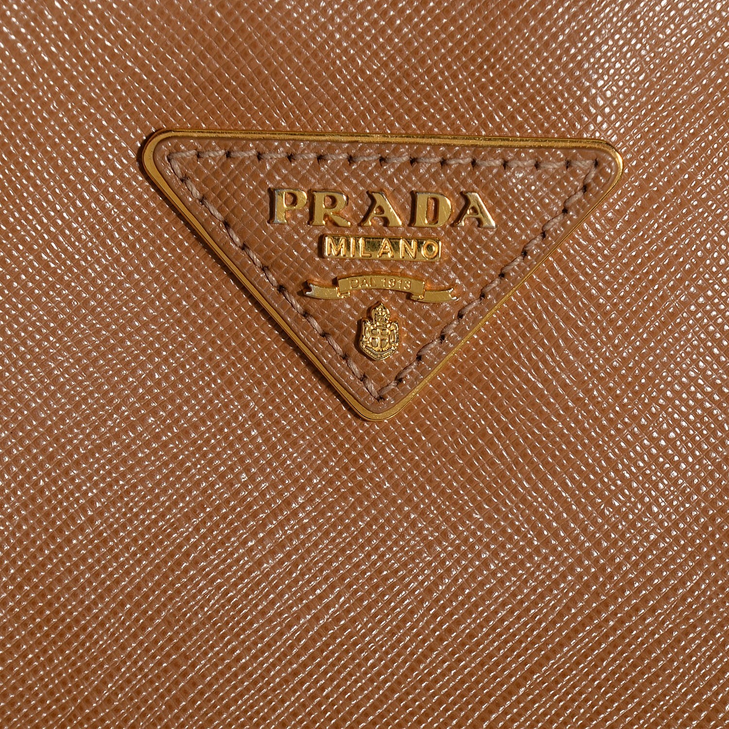 Prada Saffiano Lux Large Tote Caramel 11 of 11