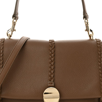 Chloe Grained Calfskin Medium Penelope Shoulder Bag Nut 8 of 12