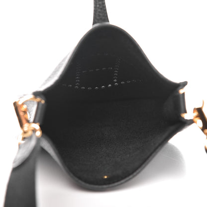 Hermes Taurillon Clemence Evelyne TPM Black 5 of 9
