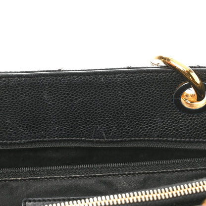 Chanel Caviar Quilted Grand Shopping Tote GST Black 8 of 12