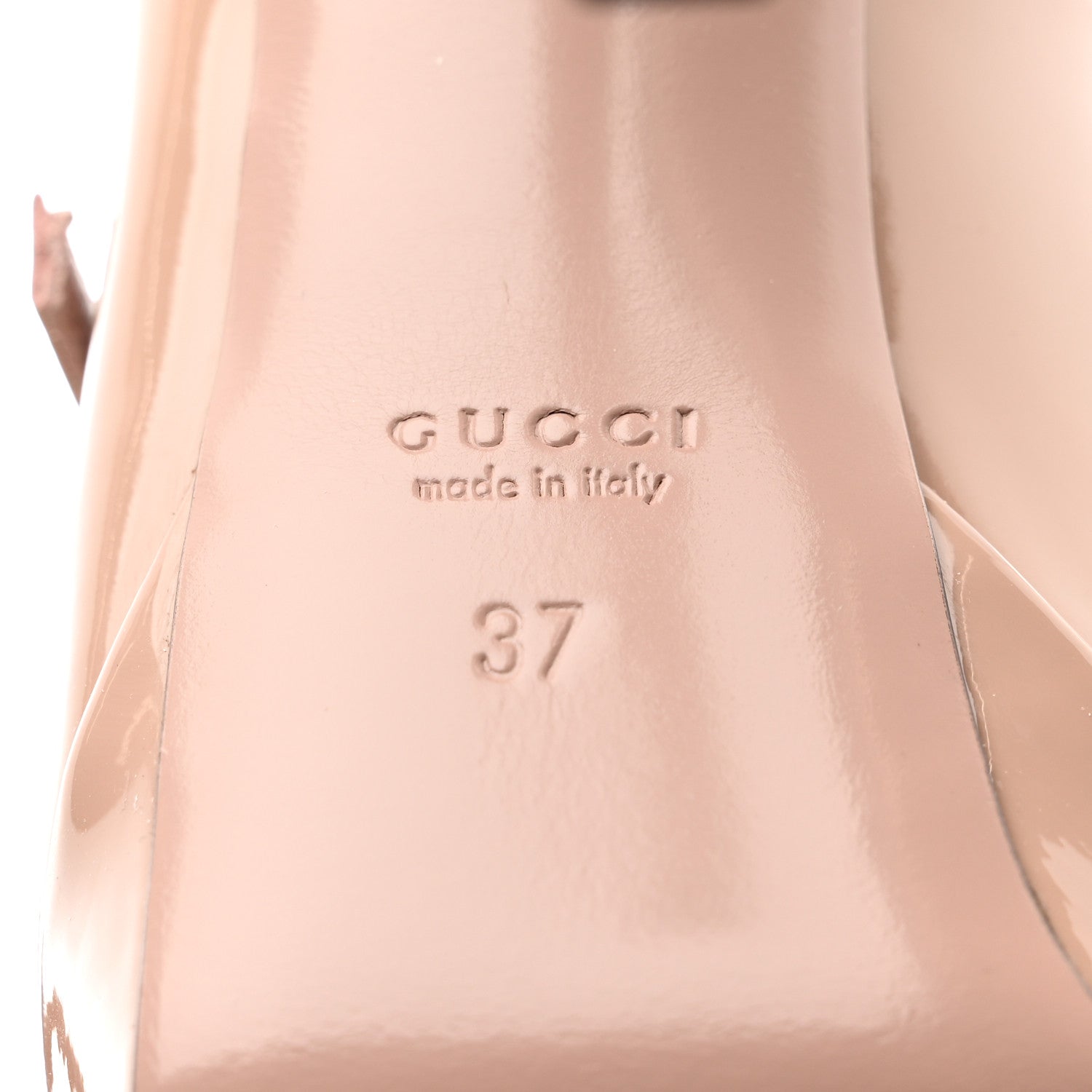Gucci Vernice Crystal Lisbeth Platform Pumps 37 Dark Cipria 8 of 9