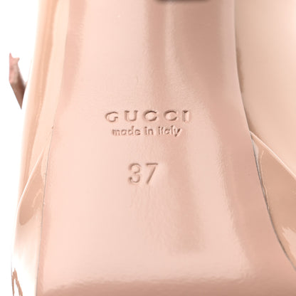 Gucci Vernice Crystal Lisbeth Platform Pumps 37 Dark Cipria 8 of 9