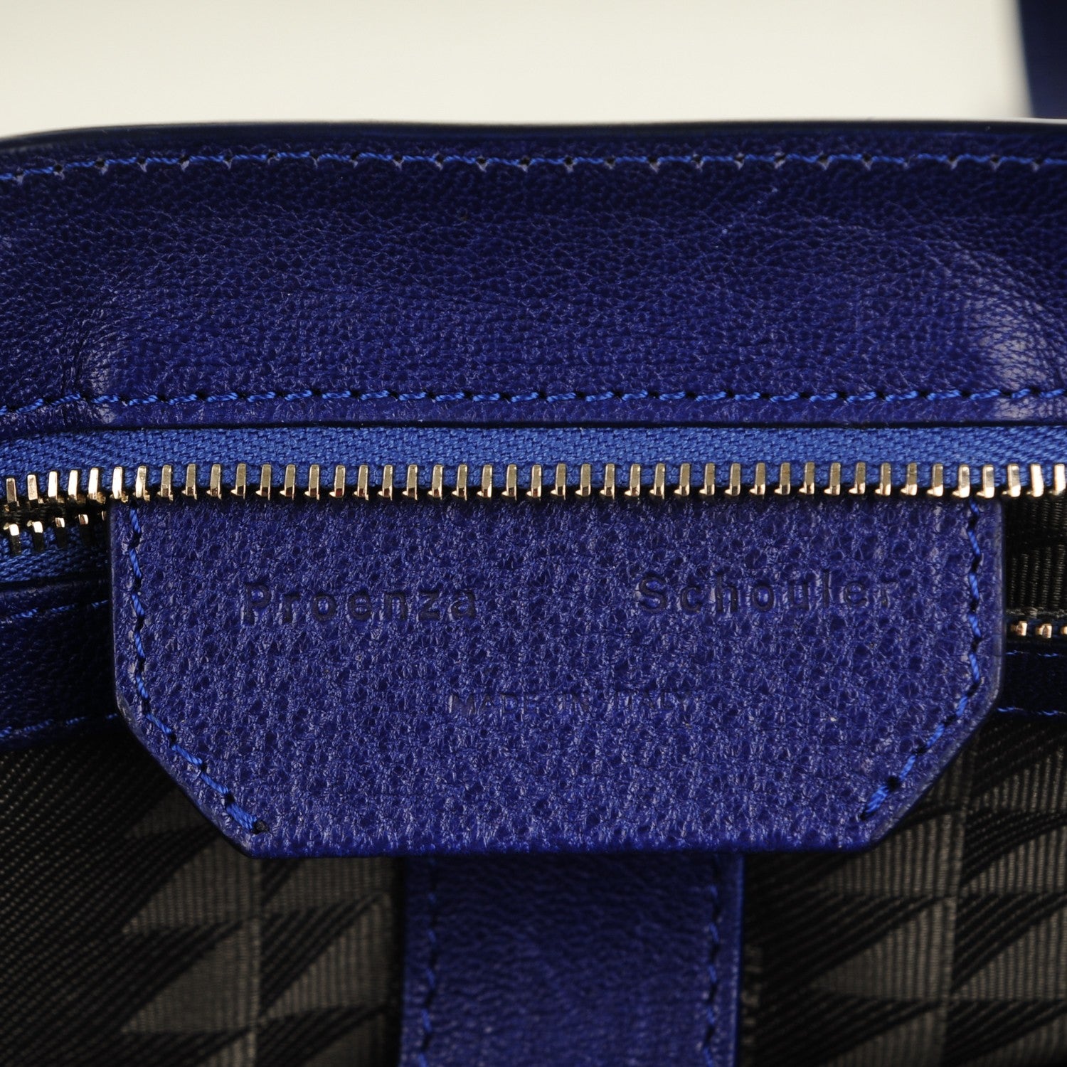 Proenza Schouler Lambskin Medium PS1 Satchel Cobalt Blue 6 of 7