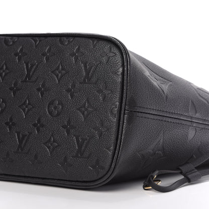 Louis Vuitton Empreinte Monogram Giant Neverfull MM Black 7 of 10