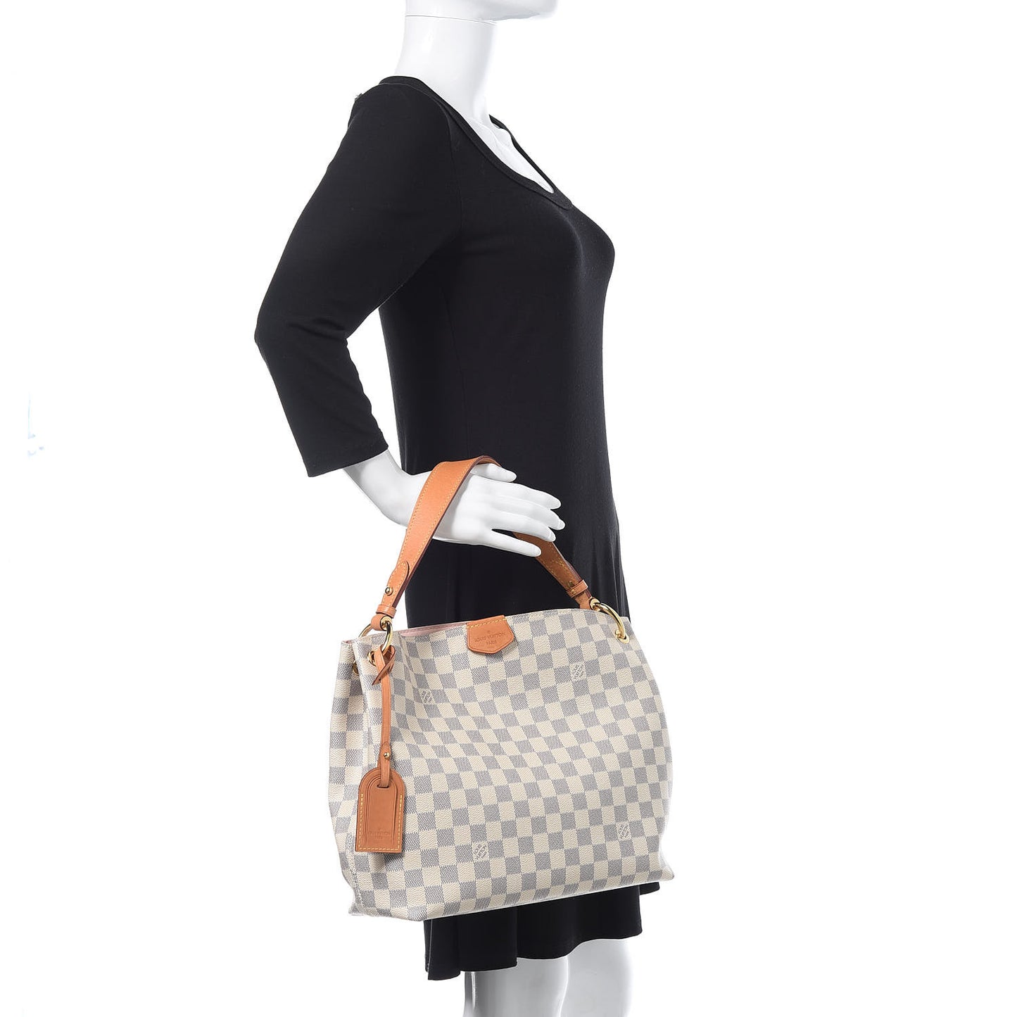 Damier Azur Graceful PM Rose Ballerine