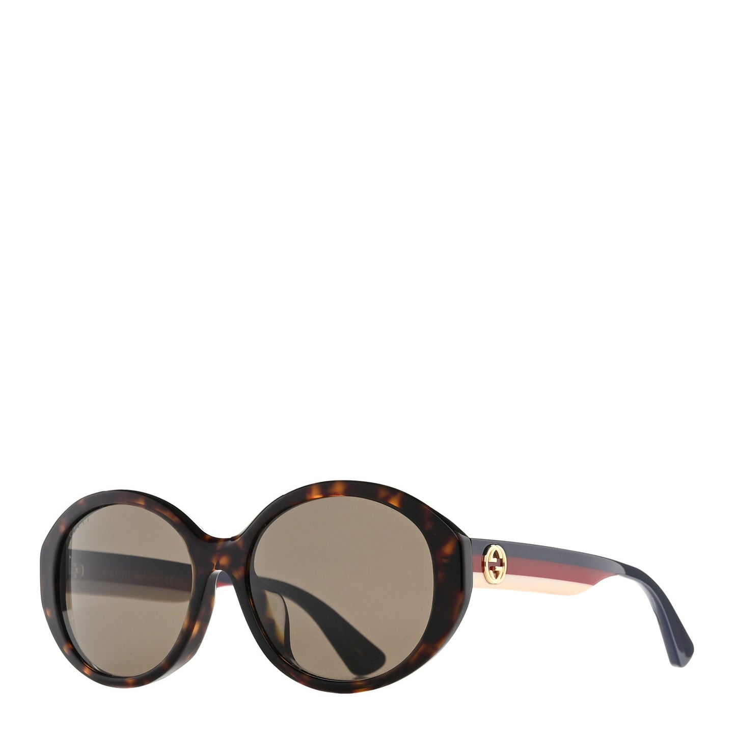 Round Web Sunglasses GG0279SA Havana