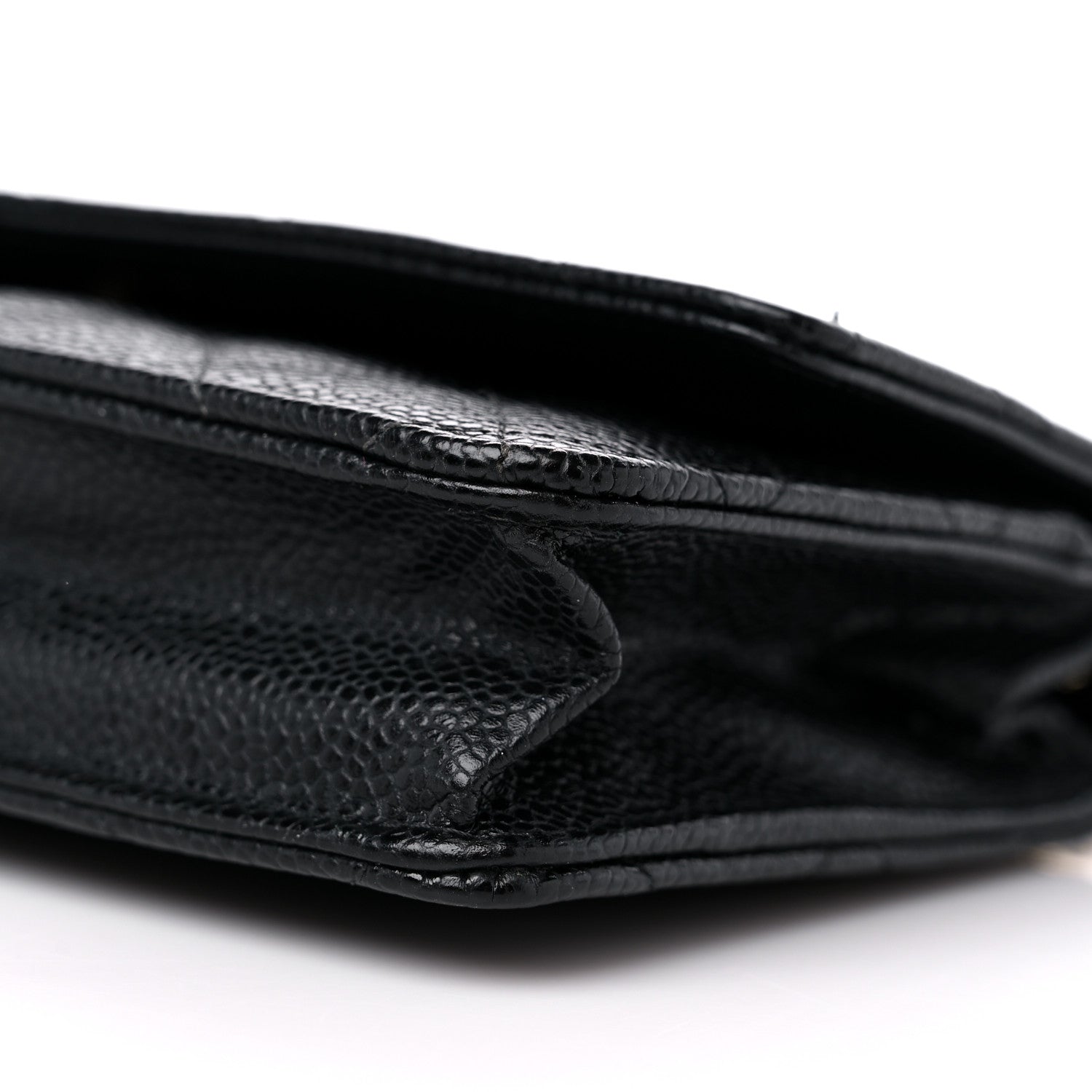 Chanel Caviar Quilted Wallet on Chain WOC Black 9 of 12