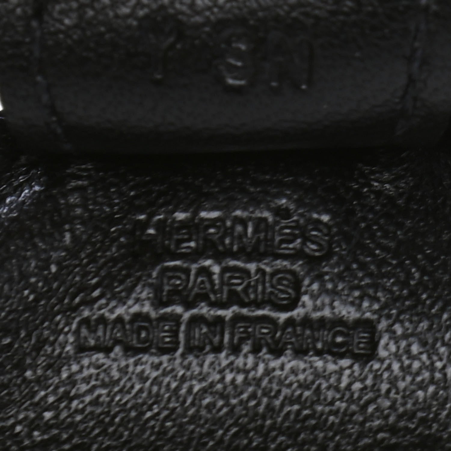 Hermes Milo Lambskin Grigri Rodeo Horse Bag Charm PM So Black 3 of 4