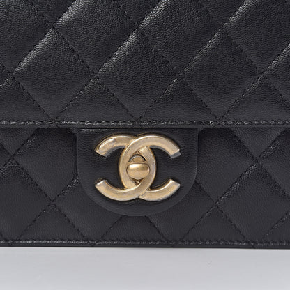 Chanel Lambskin Quilted Small Chic Pearls Flap Black 11 of 12