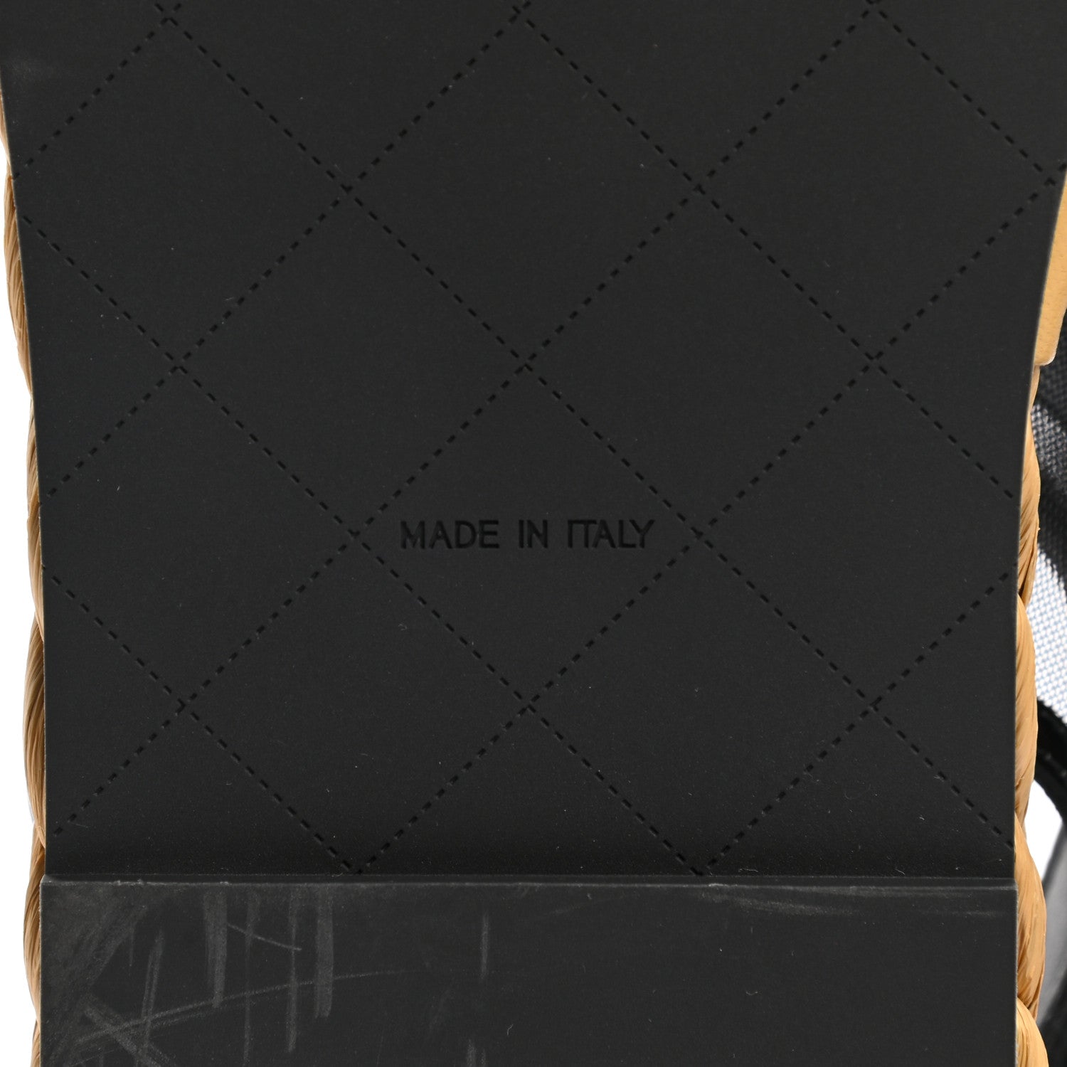 Chanel Mesh Patent Calfskin Velcro Dad Sandals 39 Black 6 of 10