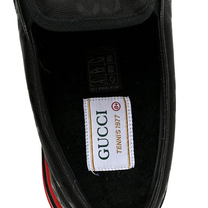Gucci GG Nylon Mens 1977 Tennis Slip On Sneakers 8.5 Black 7 of 8
