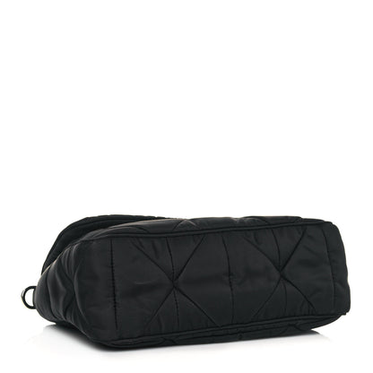 Prada Re-Nylon Quilted Padded Flap Shoulder Bag Black 3 of 10