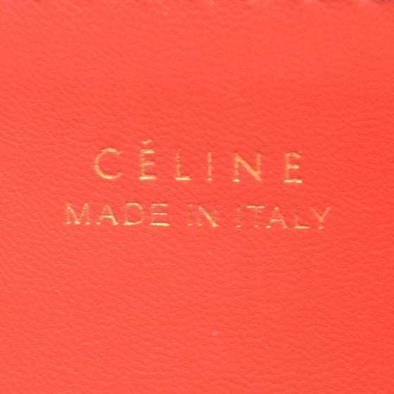 Grained Calfskin Continental Wallet Red