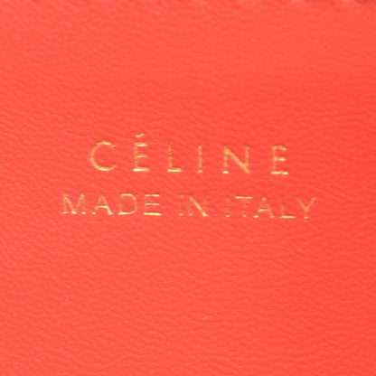 Celine Grained Calfskin Continental Wallet Red 6 of 9