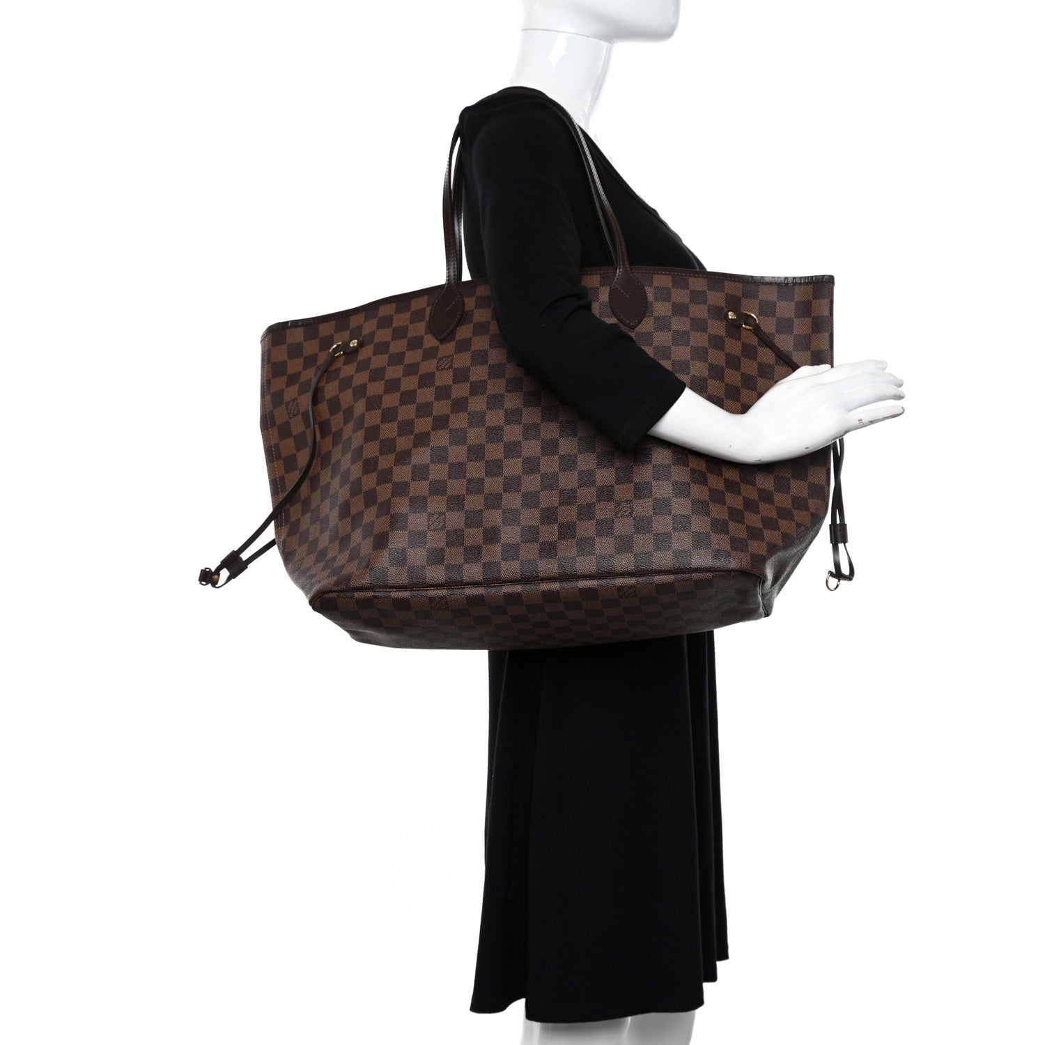 Louis Vuitton Damier Ebene Neverfull GM 2 of 10