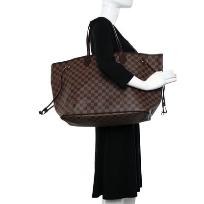 Louis Vuitton Damier Ebene Neverfull GM 2 of 10