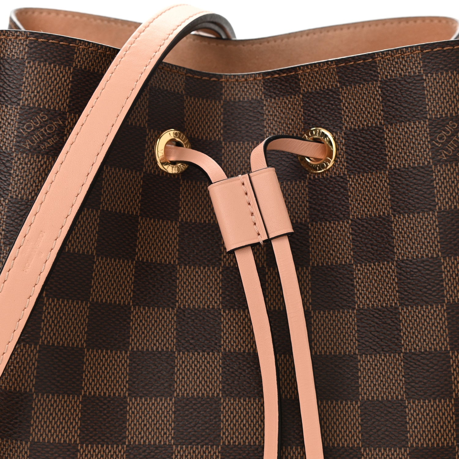 Louis Vuitton Damier Ebene Neonoe MM Venus Pink 7 of 10