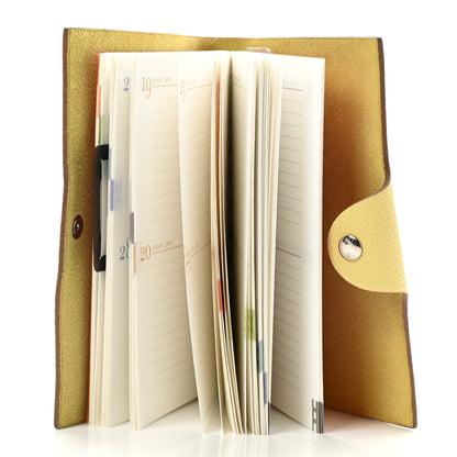 Hermes Togo Ulysse PM Agenda Cover Jaune Poussin 5 of 7