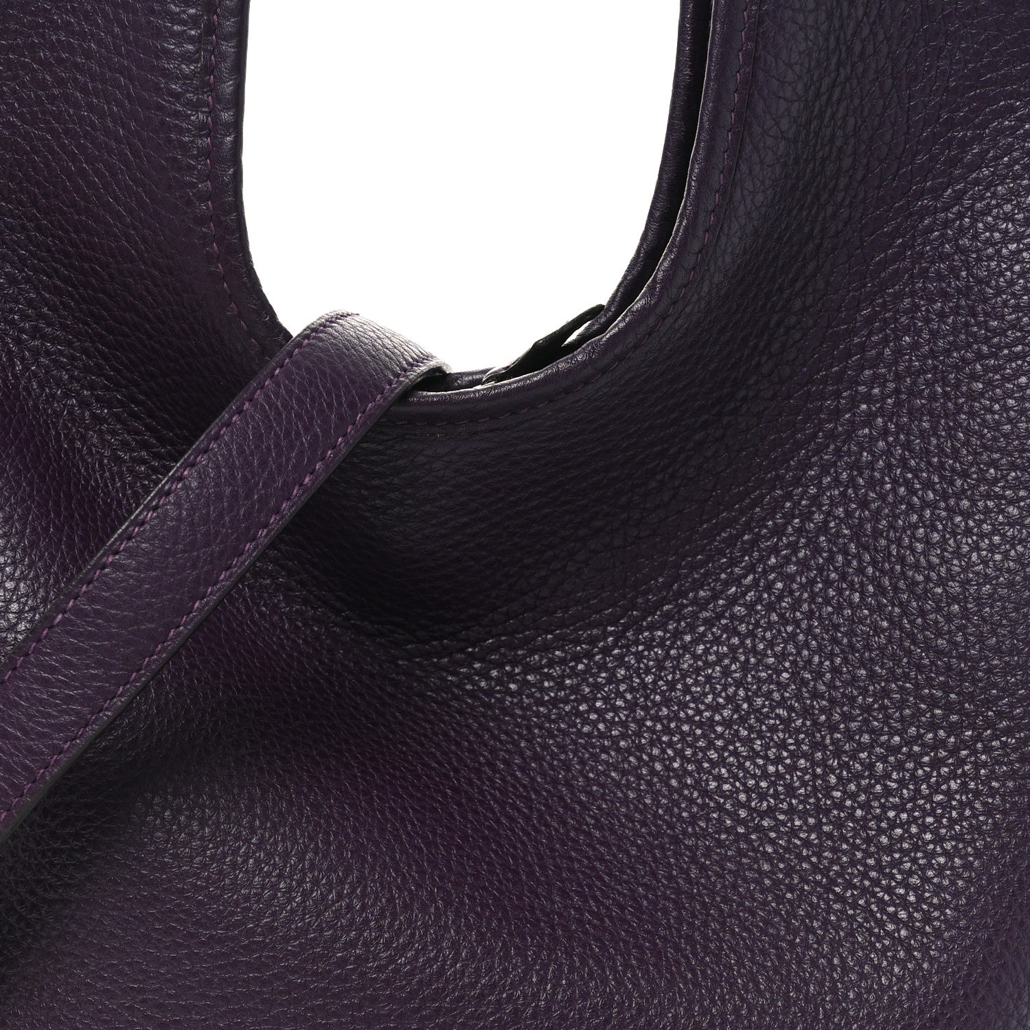 Hermes Taurillon Clemence Massai Cut 32 Raisin 7 of 9