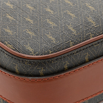 Saint Laurent Canvas Smooth Calfskin Le Monogramme Camera Bag Chestnut 10 of 11