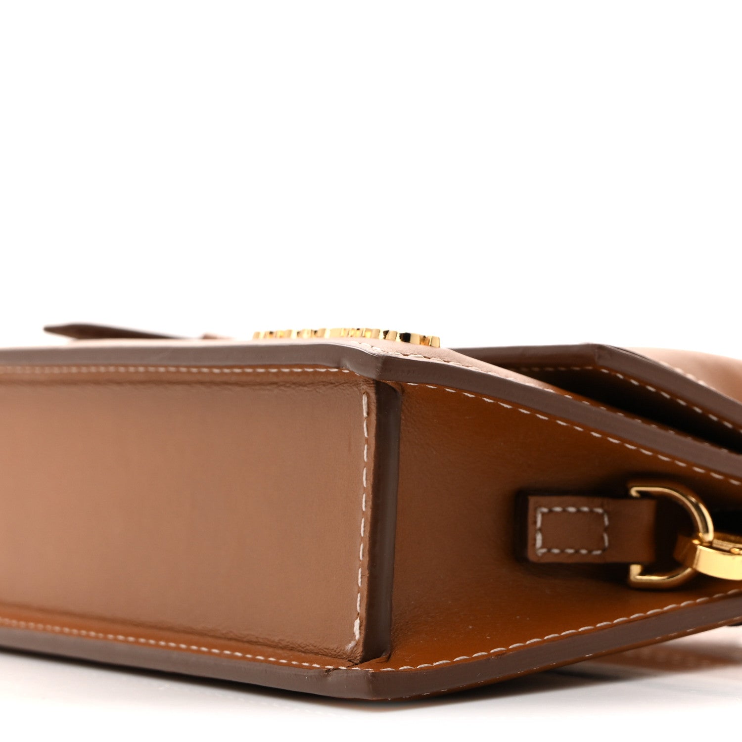 Jacquemus Smooth Calfskin Le Chiquito Boucle Long Light Brown 9 of 13
