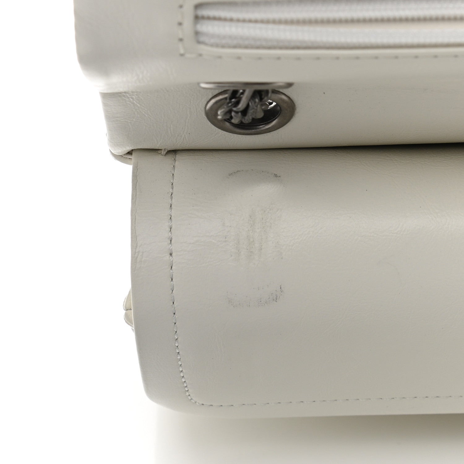 Chanel Aged Calfskin Quilted 2.55 Reissue 225 Flap White 12 of 13