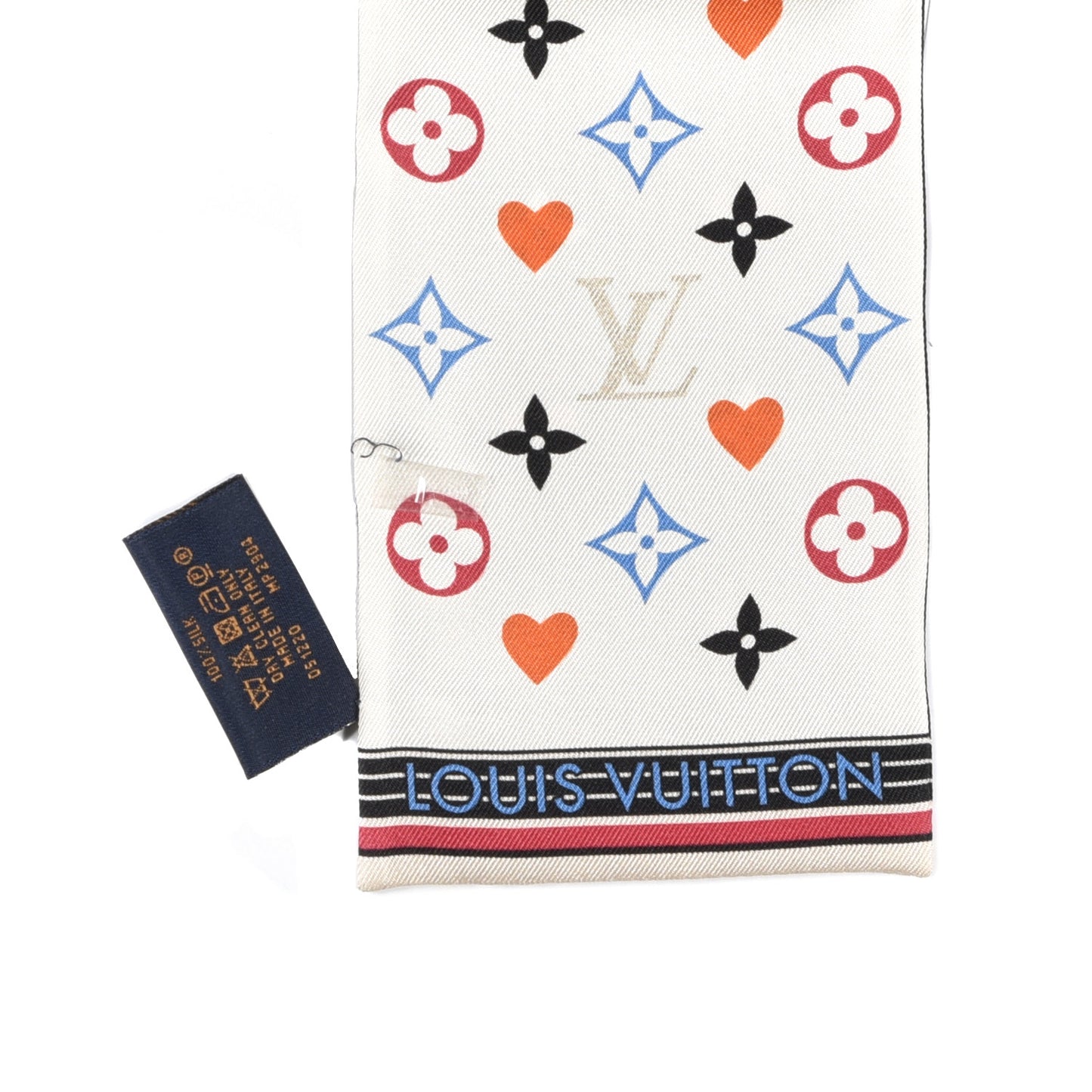 Silk Game On Bandeau Black White