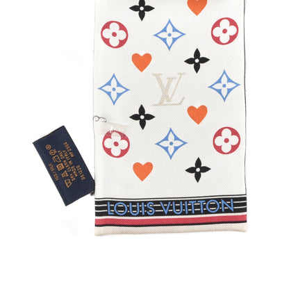Louis Vuitton Silk Game On Bandeau Black White 4 of 4