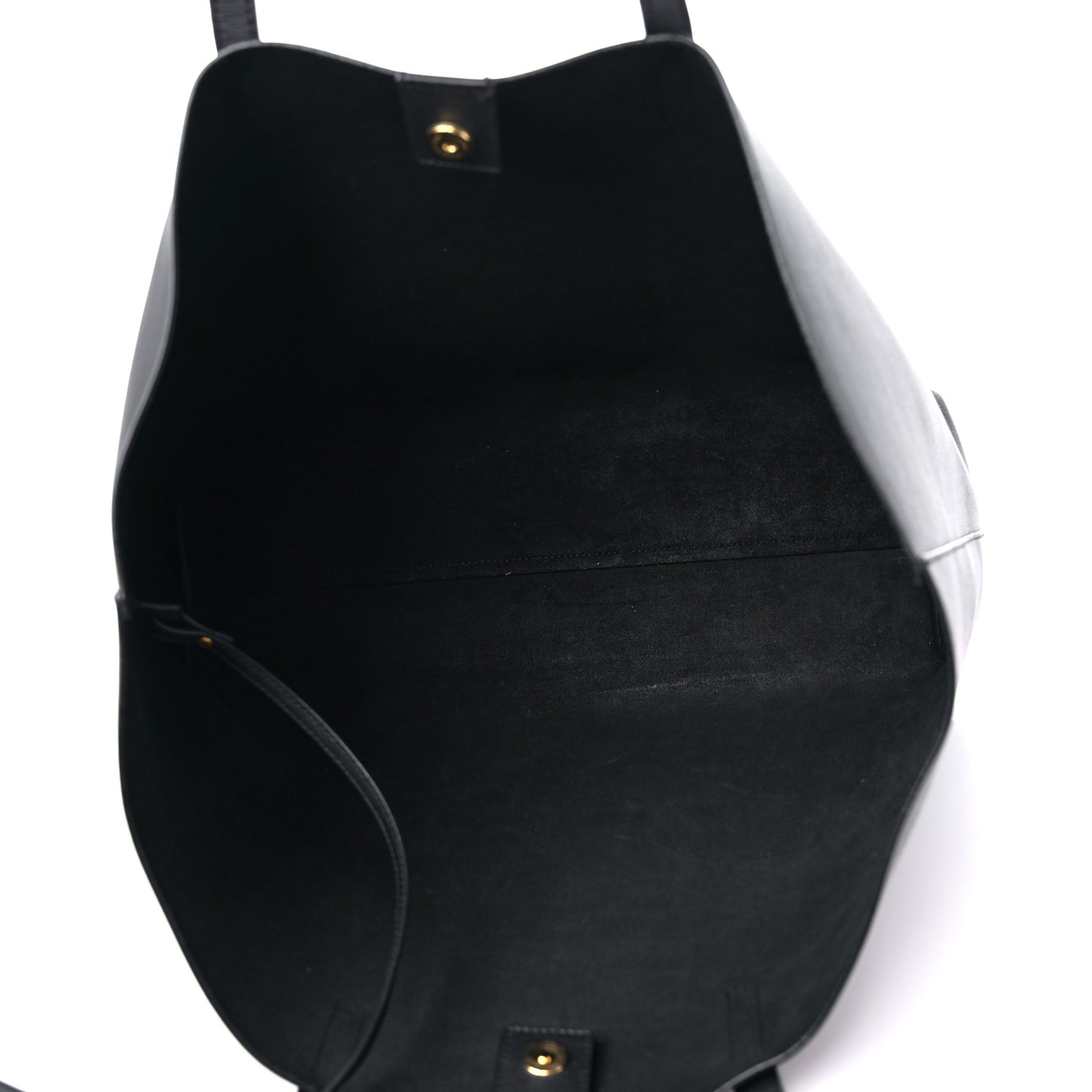 Calfskin Large Shopping Tote Black