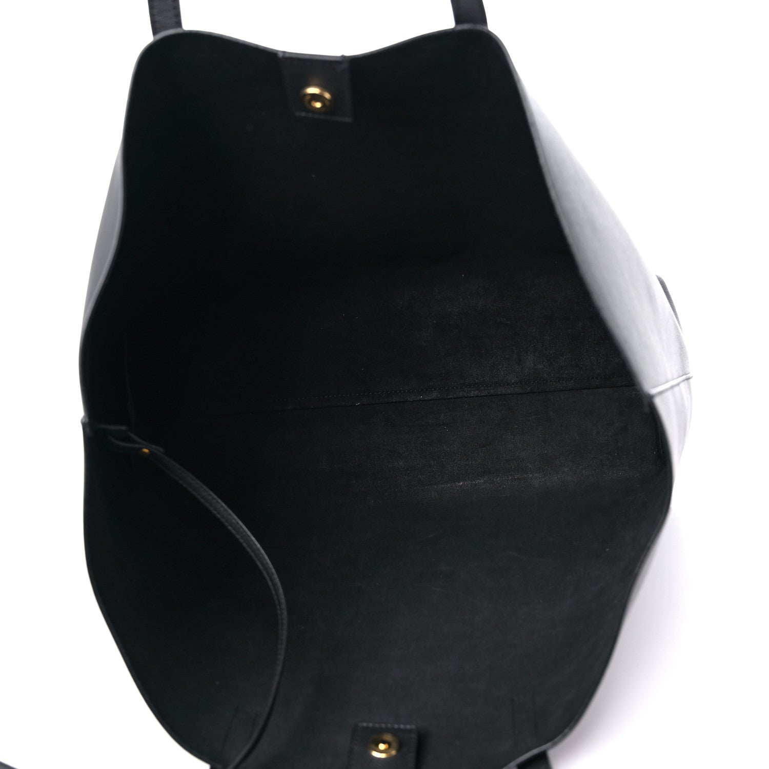 Saint Laurent Calfskin Large Shopping Tote Black 6 of 11