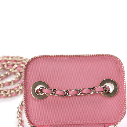 Chanel Lambskin Quilted Mini Vanity Case With Chain Pale Pink 9 of 10