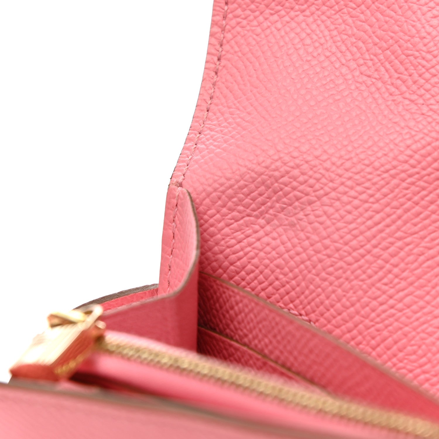 Hermes Epsom Kelly Longue Wallet Rose Confetti 10 of 10