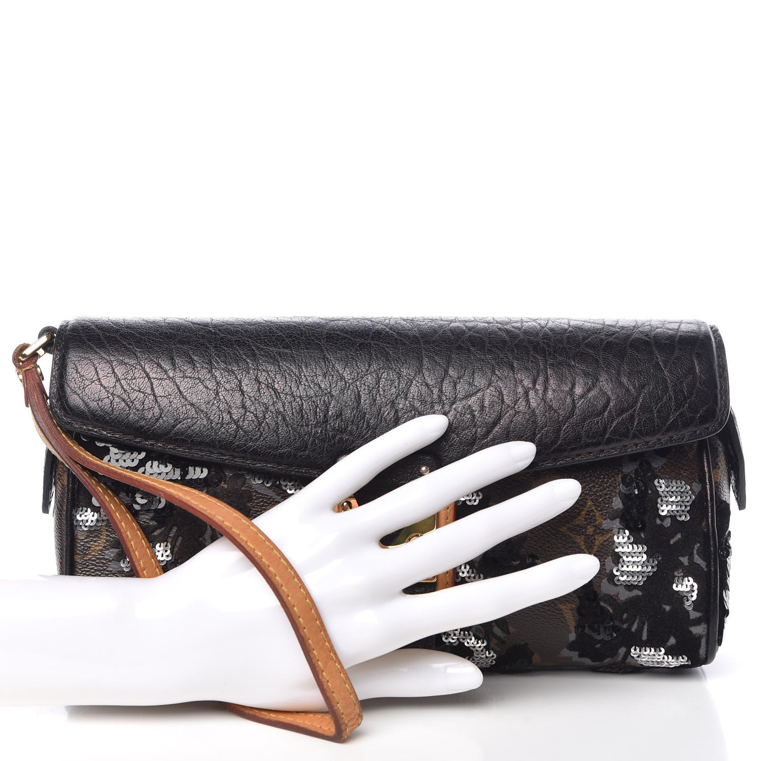 Louis Vuitton Monogram Fleur De Jais Sequins Manege 2 of 10