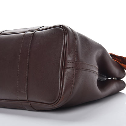 Hermes Swift Bolduc Twilly Garden Party TPM Chocolate 9 of 9