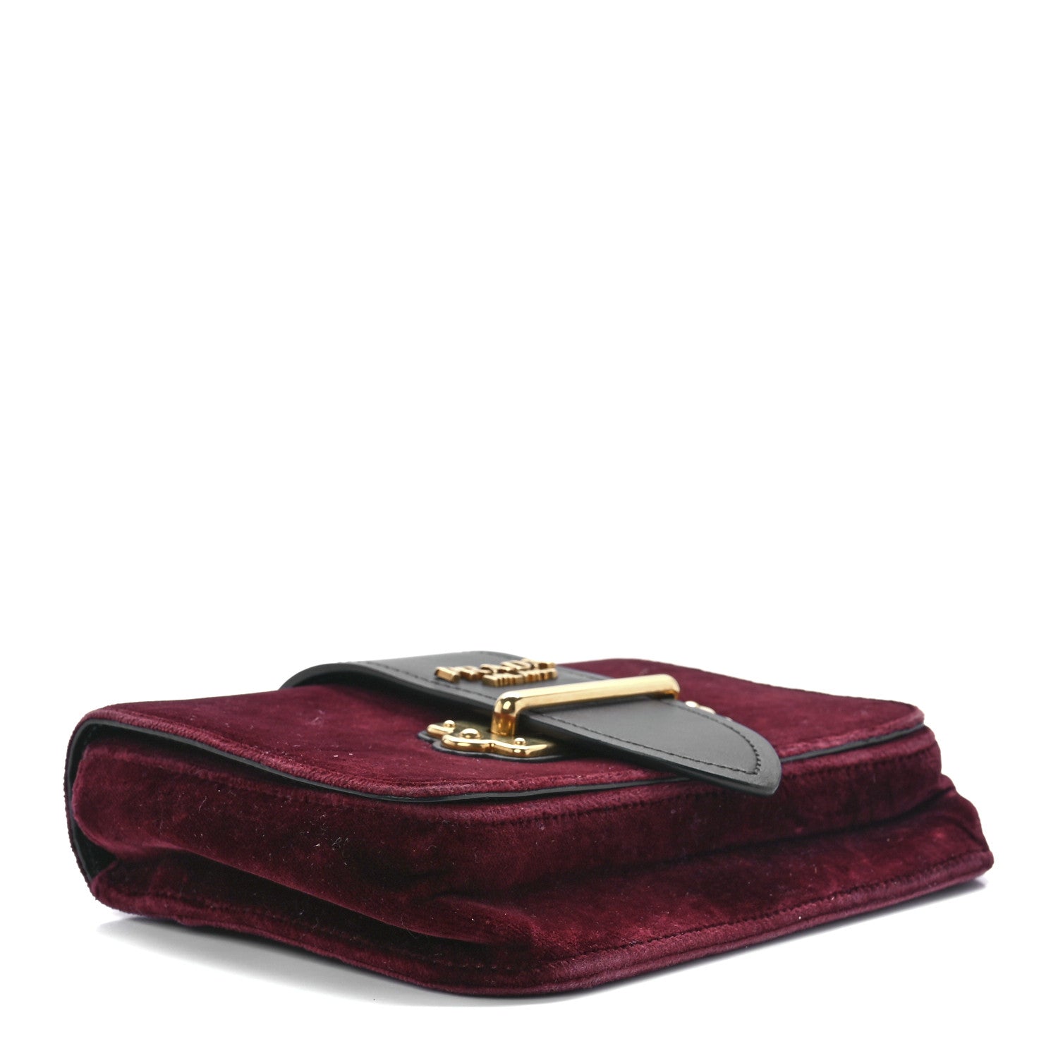 Prada Velvet City Calfskin Cahier Belt Bag Ribes Black 4 of 11