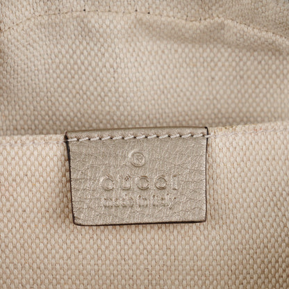 Gucci Metallic Pebbled Calfskin Small Soho Disco Bag Golden Beige 6 of 7