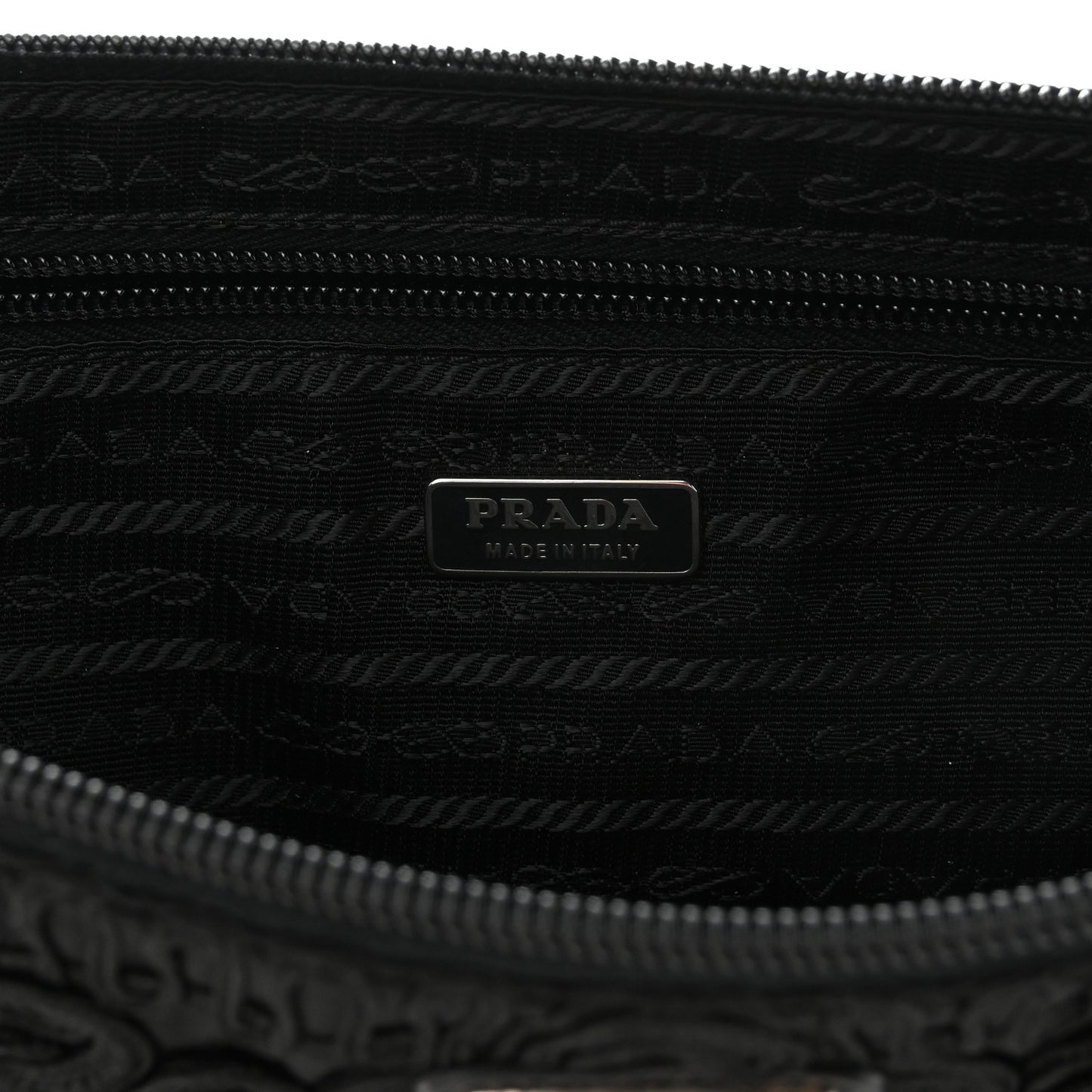 Passamaneria Embroidered Clutch Black
