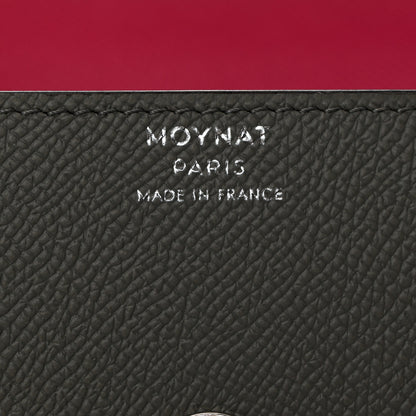 Moynat Carat Calfskin Bicolor Gabrielle PM Fuchsia Tourterelle 6 of 9