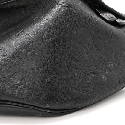 Louis Vuitton Calfskin Monogram Shadow Discovery Bumbag Black 10 of 14