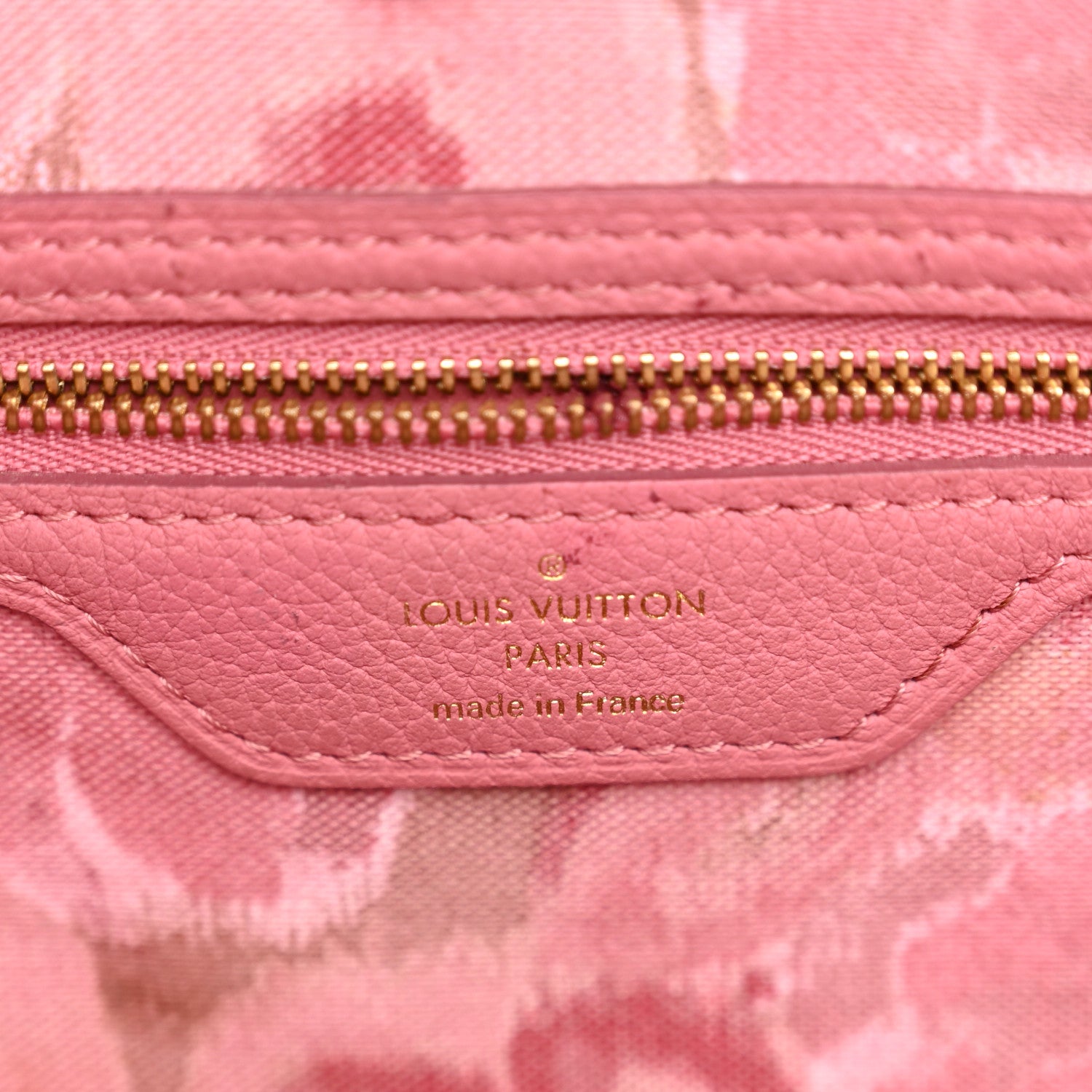 Louis Vuitton Monogram Articles de Voyage Ikat Neverfull GM Rose Velours 6 of 10