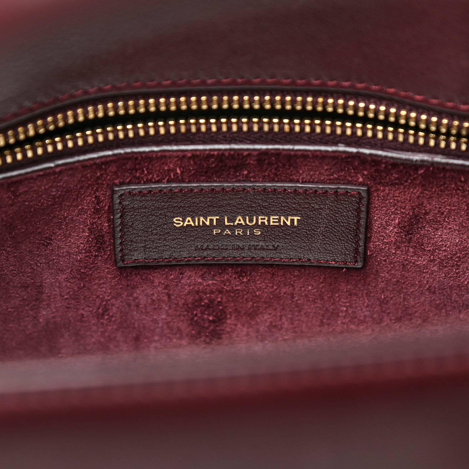 Saint Laurent Calfskin Small Sac De Jour Amarena 6 of 19