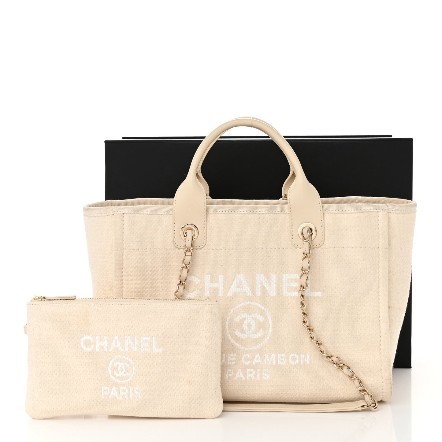 Mixed Fibers Small Deauville Tote White