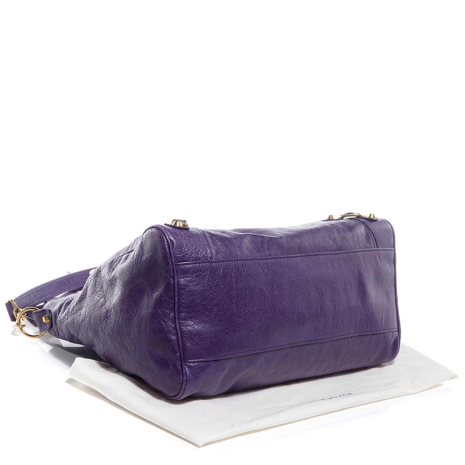 Balenciaga Agneau Velo Gold Hardware Dark Violet 6 of 12